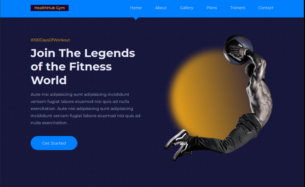 HealthHub Gym — Membership Website